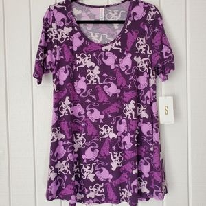Disney Aladdin Lularoe Perfect T Tee Purple Small New NWT